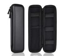 KUUQA Estuche de Lona con Cremallera de Gran Capacidad para Adultos, niñas y niños, Pequeño Color Negro, 1 Count (Pack of 1), Moderno