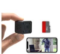 KUUS. C2 Mini Camara Espia, Camara Vigilancia WiFi Interior, Camara Espia Oculta con Microfono Espia, 3.2x3.2x3.2 cm, Mini Camaras vigilancia Domicilio WiFi 1080P Full HD (C2)