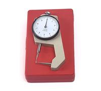 KUUY 0.1mm Calibre Dental De MedicióN De Espesores, Calibre De Espesores con Reloj MetáLico De MedicióN De Espesores Equipo De Laboratorio Dental