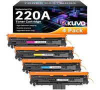 Kuva 220A 220X MFP 4302dw Tóner Compatible para HP 220A Tóner Color LaserJet Pro MFP 4302fdw 4202dw 4302dw 4202dn 4302fdn W2200A W2201A W2202A W2203A (con Chip, Paquete de 4 Unidades)