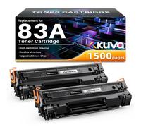 Kuva 83A CF283A Tóner Compatible para 83A CF283A para HP LaserJet Pro MFP M125nw M127fs M127fw M127fn M225dw M125a para HP LaserJet Pro M201dw M201n MFP M225dn M127fp Negro (2 Pack)