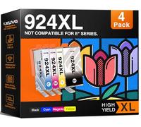Kuva 924XL (con chip) compatible para tinta HP 924e 924 para HP OfficeJet Pro 8120 8122 8123 8125 8128 8130 8132 8133 8134 8135