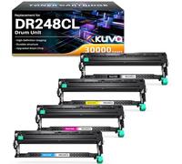 Kuva DR248 CL Compatible para Brother DR248CL Tambor para Brother DCP-L3520CDW DCP-L3520CDWE HL-L8230CDW MFC-L3740CDW HL-L3220CW MFC-L8390CDW DCP-L3555CDW (4-Pack)