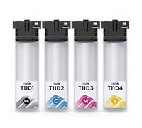 Kuva T11D Cartuchos de Tinta para Epson T11D1 T11D2 T11D3 T11D4 | Compatible con Epson Workforce-Pro WF-C5390DN WF-C5390DW WF-C5390DW BAM WF-C5890DW WF-C5890DWF BAM(paquete de 4)