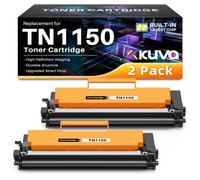 Kuva TN1150 TN-1150 Tóner Compatible para Brother DCP-L1640W Tóner | Compatible para HL-L1240W DCP-L1640W DCP-L1660W HL-L1240W DCP-L1660W HL-L1242WXL DCP-L1642W DCP-L1642WXL (2 negro)