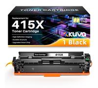 Kuva Toner 415X m479fdw con Chip Compatible para HP 415X 415A W2030X para HP Color LaserJet Pro M479fdw MFP M479fdn M479fnw M479dw M454dw (Negro)