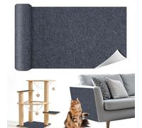 Kuvarix Griffoir Gato Sofá Adhesivo 200 x 40 cm, protección contra el sofá de gato, antigarras de fieltro, fácil de cortar, para muebles, alfombra de garra, protección de sofá (gris)