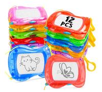 Kuvarix Mini Pizarra Magnetica Infantil,12 Piezas Pizarra Infantil, Pizarra Magica Infan-Til como Llavero, Pizarra Magnetica Niños para Fiestas, Rifas, Pequeños