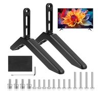 Kuvarix Soporte Universal para TV, Patas Universales para Soporte de TV de 32 a 65 Pulgadas, Base para TV Patas de Repuesto para Soporte para TV Compatible con Samsung, LG, TCL, etc