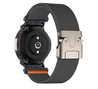 KUWAI Brazalete deportivo compatible con Amazfit T-Rex 3, correa de nailon elástica, correa de reloj duradera de acero inoxidable con hebilla de metal suave para Amazfit T-Rex 3 pulseras para hombre y