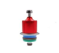 KUWAYO Ajuste for VW 1.8T VR6 for Audi A4 S4 A6 TT 1.8T for Seat for Skoda Golf Jetta Passat New Beetle Regulador de presión de combustible ajustable 3-5 bar(Red)