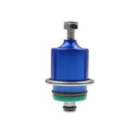 KUWAYO Ajuste for VW 1.8T VR6 for Audi A4 S4 A6 TT 1.8T for Seat for Skoda Golf Jetta Passat New Beetle Regulador de presión de combustible ajustable 3-5 bar(Blue)