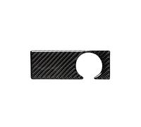 KUWAYO Ajuste Interior de fibra de carbono for Audi A6 C6 4F 2005-2011, Panel de parada de arranque de motor de coche, pegatina embellecedora, cubierta de marco de agujero de llave, accesorios for aut