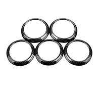 KUWAYO Apto for Mercedes Benz GLA X156 CLA C117 (no apto for AMG) Cubierta adhesiva decorativa for salida de ventilación de aire acondicionado de coche(Black,For CLA 2014-2018)