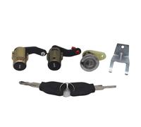 KUWAYO Apto for RENAULT KERAX MIDLUM PREMIUM, juego completo de cerradura de puerta delantera izquierda y derecha, cerradura de puerta trasera de maletero, 2 llaves 7485116317
