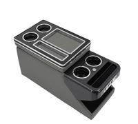 KUWAYO Caja de reposabrazos for coche, caja de almacenamiento de contenido de tienda Central apta for Citroen Spacetourer 2016-2023, accesorios de estilo automático de 24CM(C black)