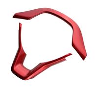 KUWAYO Embellecedor for volante de coche, cubierta de lentejuelas circulares, pegatina Interior for H0nda Accord 10th X 2018-2022 City 2020-2024(Red)