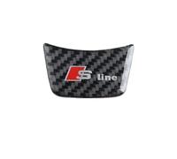 KUWAYO For Audi Sline RS S3 A7 A1 A5 A4 A3 B7 Q7 TT A6 Q5 B8 Q3 80 R8 A8 C7 B5 Q2 accesorios estilo de coche pegatina for volante de coche(Sline)