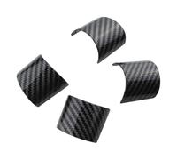 KUWAYO For Ford Mondeo 2004 2005 2006 ABS accesorios de estilo de coche cubierta del volante pegatina embellecedora de lentejuelas(Black)