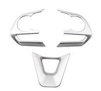 KUWAYO For Toyota RAV4 RAV 4 Corolla Avalon 2019 2020, Panel de botones for volante, cubierta embellecedora, accesorios adhesivos(Silver)