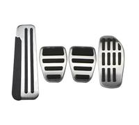 KUWAYO Pedales de pie de coche AT MT aptos for Renault Megane IV 2016 2017 2018 2019 2020 2021 2022 Pedal antideslizante de freno de combustible de Gas (Color : 4 pcs)