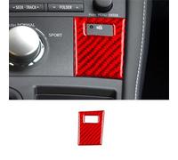 KUWAYO Pegatinas de fibra de carbono for Interior de coche Lexus CT200h 2011-2017, Panel de marco regulador de instrumento de elevación de ventana de volante(Type 12)