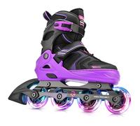Kuxuan Patines en Línea Ajustables para Niños y Niñas