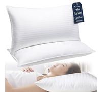 Kuyami Squish Pillow, Kuyami Hotel Pillows, Luxury Soft Home & Hotel Bed for Side Back Stomach Sleepers, Ergonomic Design Breathable Fluffy (King(20x36))