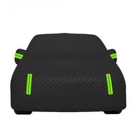 KUYCCSTRESI Funda for Coche Resistente a los Rayos UV, protección Solar, Reflectante, reducción de Calor, Impermeable, for Todo Tipo de Clima, for Exteriores(Black,YXXL)