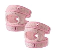 KUYCCSTRESI Rodillera Deportiva con Correa de Uso Amplio for diversas Actividades, Rodillera con Esponja anticolisión y Hebilla Ajustable.(Pink,L)