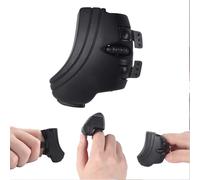 KUYHRF Mini mouse Bluetooth con anillo, mouse ergonómico inalámbrico para portátiles, tabletas y presentaciones, portátil, fácil de usar, batería de larga duración (negro)