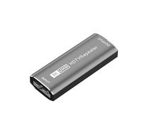 KUYIA Amplificador extensor HDMI 8K, 8K/4K @60Hz UHD HDMI repetidor hembra a hembra, adaptador HDMI de ultra alta velocidad 2.1V compatible con PS4/DVD/TV Box, etc. (gris)