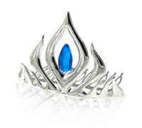 Kuzhi Corona congelada de la coronación de la tiara de Elsa (plata)