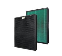 KUZMWMSBM Replacement Filter Compatible For Coway Airmega Max2 400/400S Air Purifier,MAX 2 Green True HEPA and Active Carbon Set