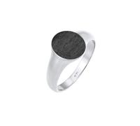 KUZZOI Anillo negro / plata 56 negro / plata