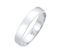 Kuzzoi Anillo para hombre (4,5 mm), hecho a mano, de plata de ley 925, anillo de compromiso, anillo de amistad, anillo básico para hombre, pulido, talla 60 - 66