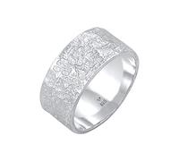 Kuzzoi Anillo para Hombre de Plata de Ley 925, Forjado a Mano Macizo, Aspecto Envejecido, Estructura Rústica Pulida (9 mm)