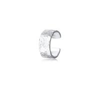 Kuzzoi Pendientes para hombre con cierre de clip (4 x 10 mm), diseño orgánico, 1 pieza para hombres de plata de ley 925