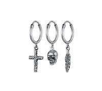 KUZZOI Pendientes plata XS-XXL plata