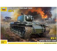 KV-1 WWII Tank 1:72 Plástico Modelo Kit Zvezda