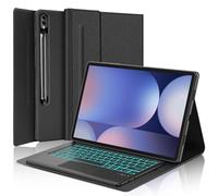 KVAGO Funda para teclado Samsung Galaxy Tab S9Ultra/S8 Ultra/S10 Ultra de 14.6 pulgadas, teclado desmontable retroiluminado de 7 colores, panel táctil inteligente multigestos, cubierta inteligente con