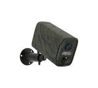 KVBRUI Cámara CCTV de Seguridad inalámbrica IP66 for Exteriores, cámara alimentada por batería for Caza, aplicación móvil con Tarjeta SIM de 4MP, 4G, detección PIR(4MP 4G CAM 32G)