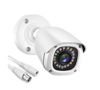KVBRUI Cámara de Seguridad CCTV HD 720P 1080P 5MP AHD for el hogar, con Cable, visión Nocturna infrarroja, Tipo Bala, for Exteriores, BNC(3.6mm,720P(1MP)_PAL)