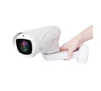 KVBRUI Cámara de Seguridad for el hogar AHD 1080P PTZ Zoom óptico 10X CVI TVI CVBS 4 en 1 2MP 5MP IP66 Impermeable HD cámara Tipo Bala analógica IR 80M(AHD 5MP 10X Zoom)
