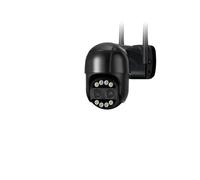 KVBRUI Cámara IP PTZ de 8MP, 4K, Zoom 8X, cámara CCTV de detección Humana de Doble Lente, cámara de vigilancia WiFi for hogar Inteligente de 4MP for Exteriores, aplicación ICSEE(4MP with 64G Card)