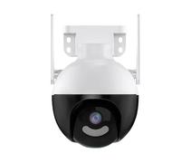 KVBRUI Cámara IP WiFi PTZ de 8 MP 4K for Exteriores con detección Humana por IA, Audio bidireccional, videovigilancia, cámara de Seguridad CCTV de 4 MP(US Plug,8MP NO SD Card)