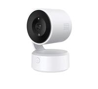 KVBRUI Cámara WiFi for Interiores de 5 MP, Monitor de bebé con Llamada de un Solo Toque, comunicación bidireccional, cámara IP de Seguridad, videovigilancia con Zoom de 4X(US Plug,5MP with 32 Card)
