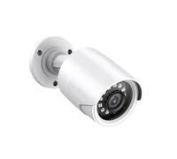 KVBRUI Cámaras 1080P 4 en 1 TVI Cámara de Seguridad Tipo Bala con visión Nocturna a Todo Color Cámara de Seguridad de vigilancia CCTV IR Transparente de 2MP(2PCS White)