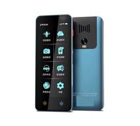 KVBRUI Máquina traductora 138 Idiomas en Tiempo Real en línea 18 traducción precisa Fuera de línea Dispositivo traductor F12 de Foto de Voz instantánea de 4 Pulgadas(Blue)