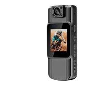 KVBRUI Mini cámara portátil 4K 1080P HD WiFi, cámara portátil Inteligente con Clip Trasero for aplicación de la Ley, visión Nocturna IR, grabadora for Coche(Add 64GB,1080P NO WiFi)
